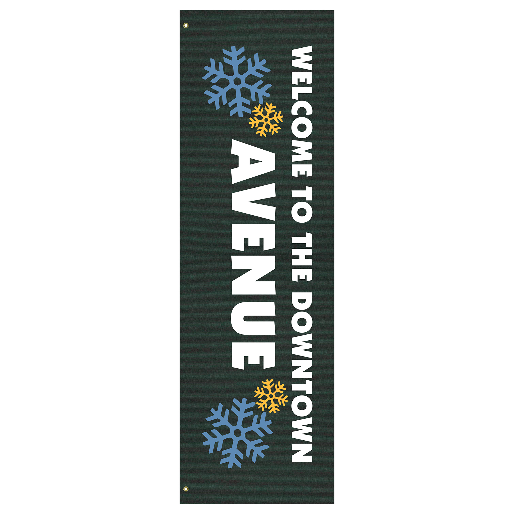96" x 30" Custom Sunbrella™ Avenue Banner-3 Color Imprint 8