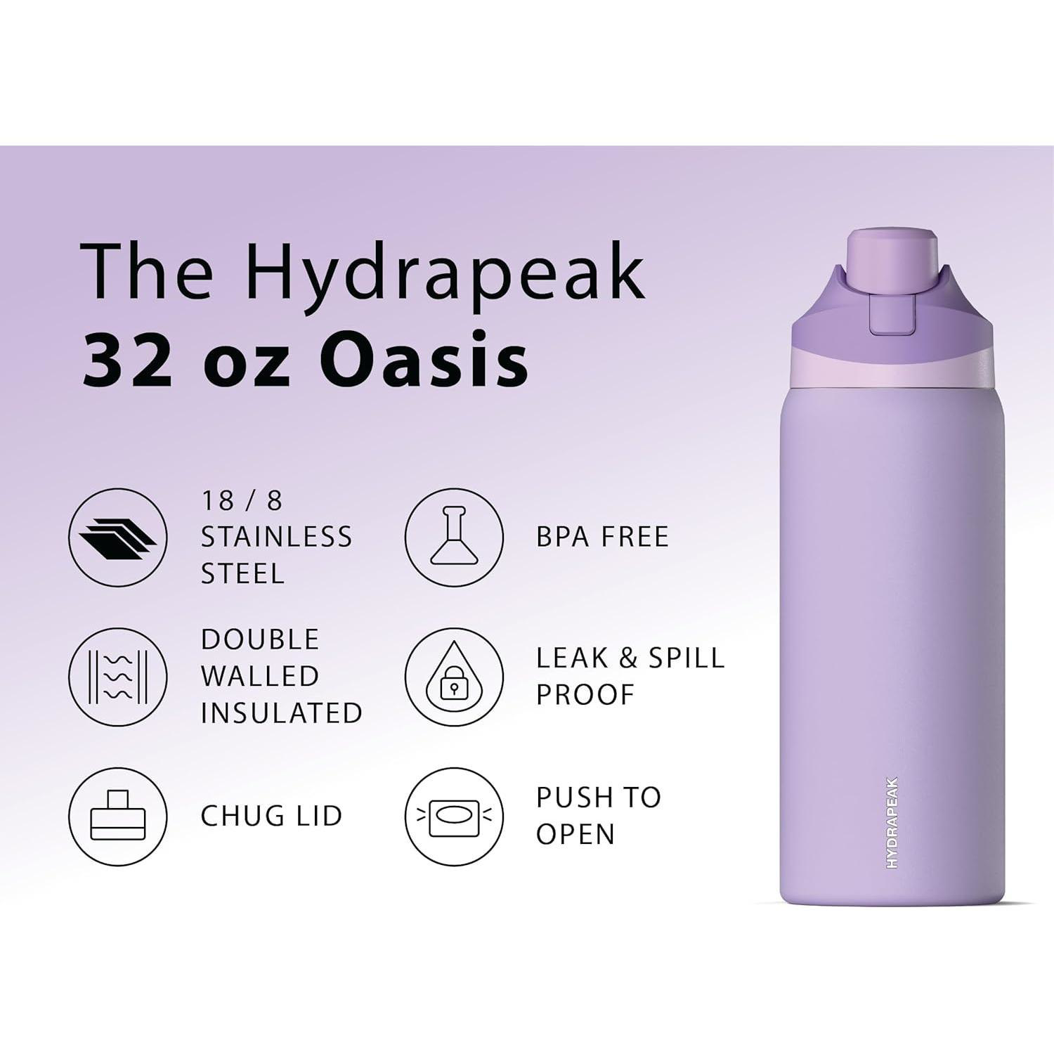 32 oz Hydrapeak® Stainless Steel Insulated Oasis Water Bottle 4