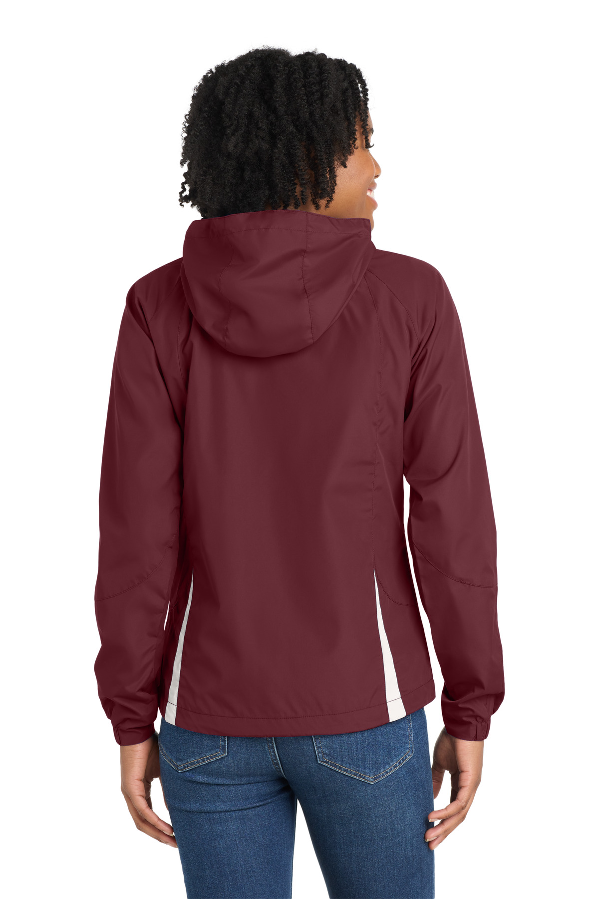 Sport-Tek Women's Colorblock Hooded Raglan Jacket. LST76 21