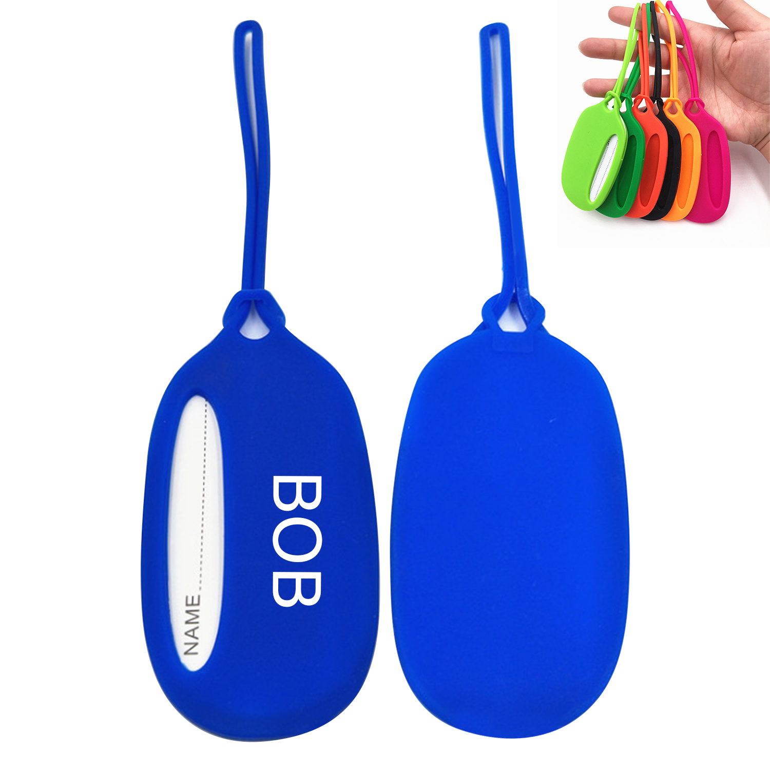 Reusable Silicone Baggage Tags 2