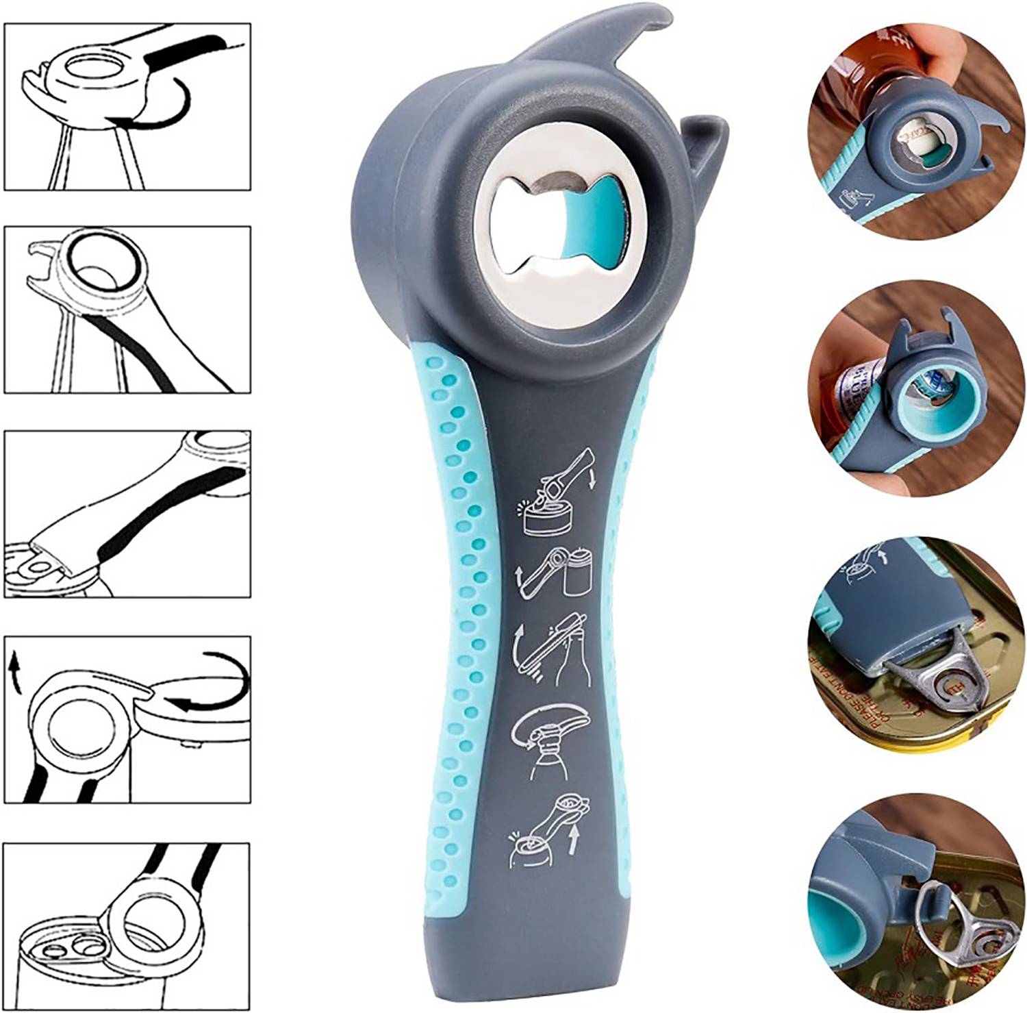 5 PCS Multifunctional Can Opener Set 6