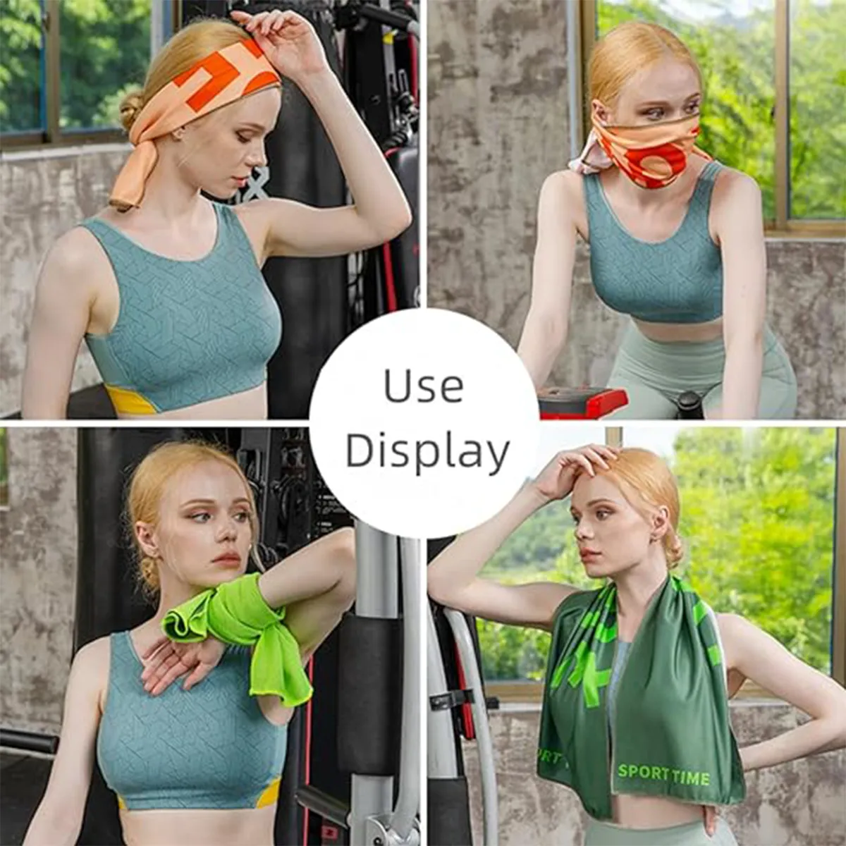 Multipurpose Alphabet Printing Dry Portable Cooling Towels 4