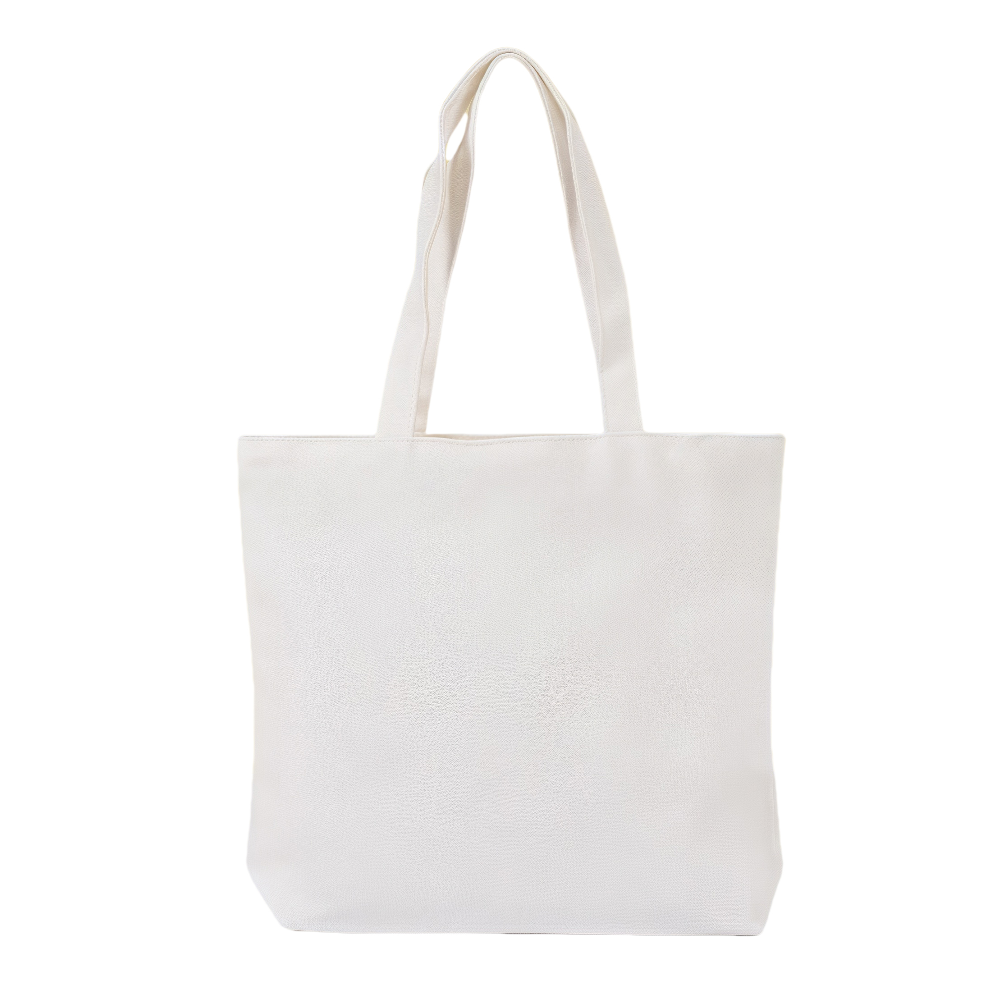 Reusable White Canvas Tote Bag with Base, Large Eco-Friendly Shopping Bag, Durable Carry All Handbag 3
