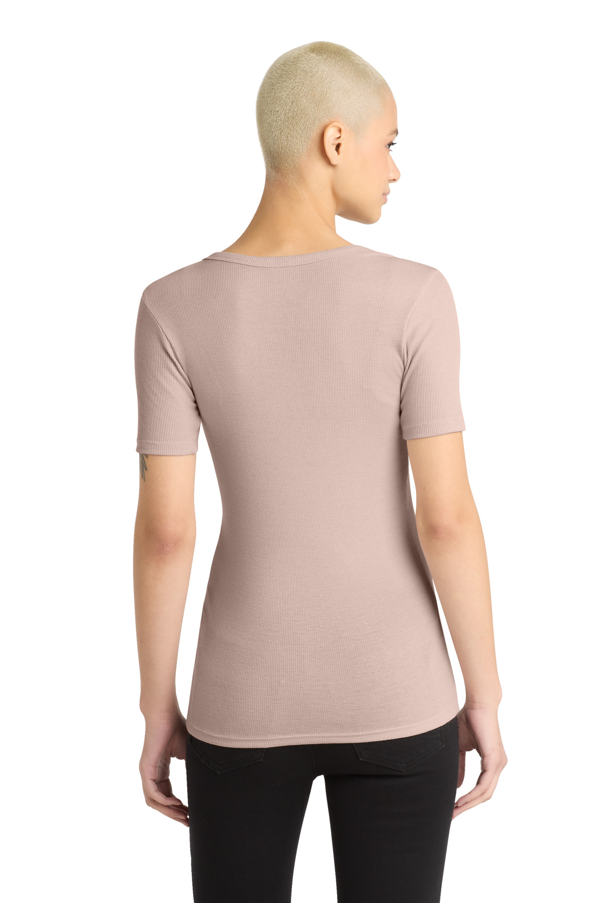 District Women's V.I.T. Rib Scoop Neck Tee DT6020 25
