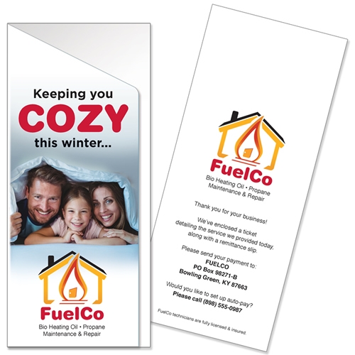 Digital Print Receipt Holder with Your Custom Design Printed Full Color 1