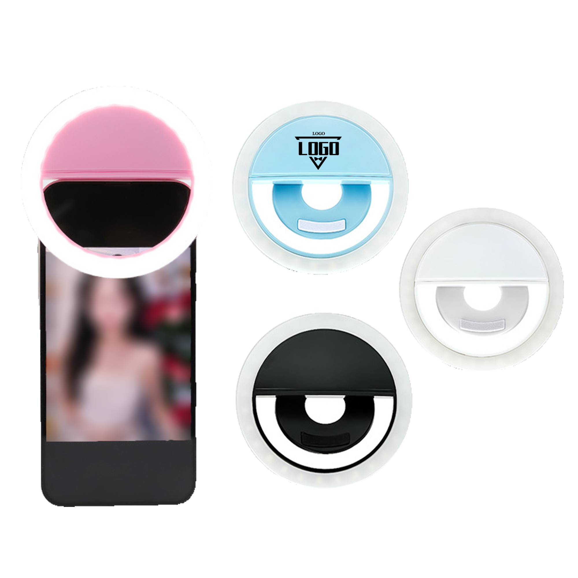 Mobile Ring Selfie LED Light Phone and Laptop Accessory 3