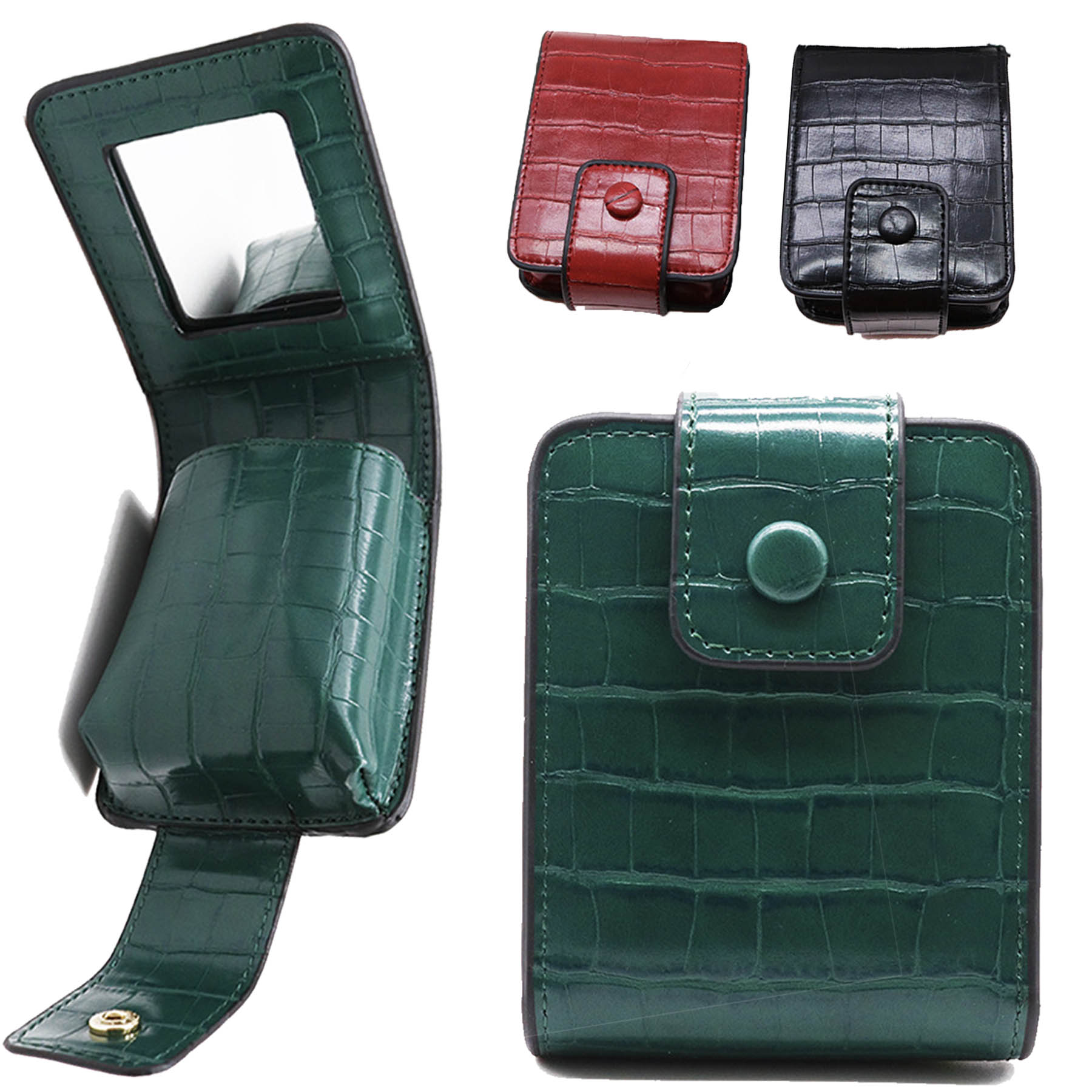 Lipstick Case with Mirror Cute Portable Makeup Bag 2