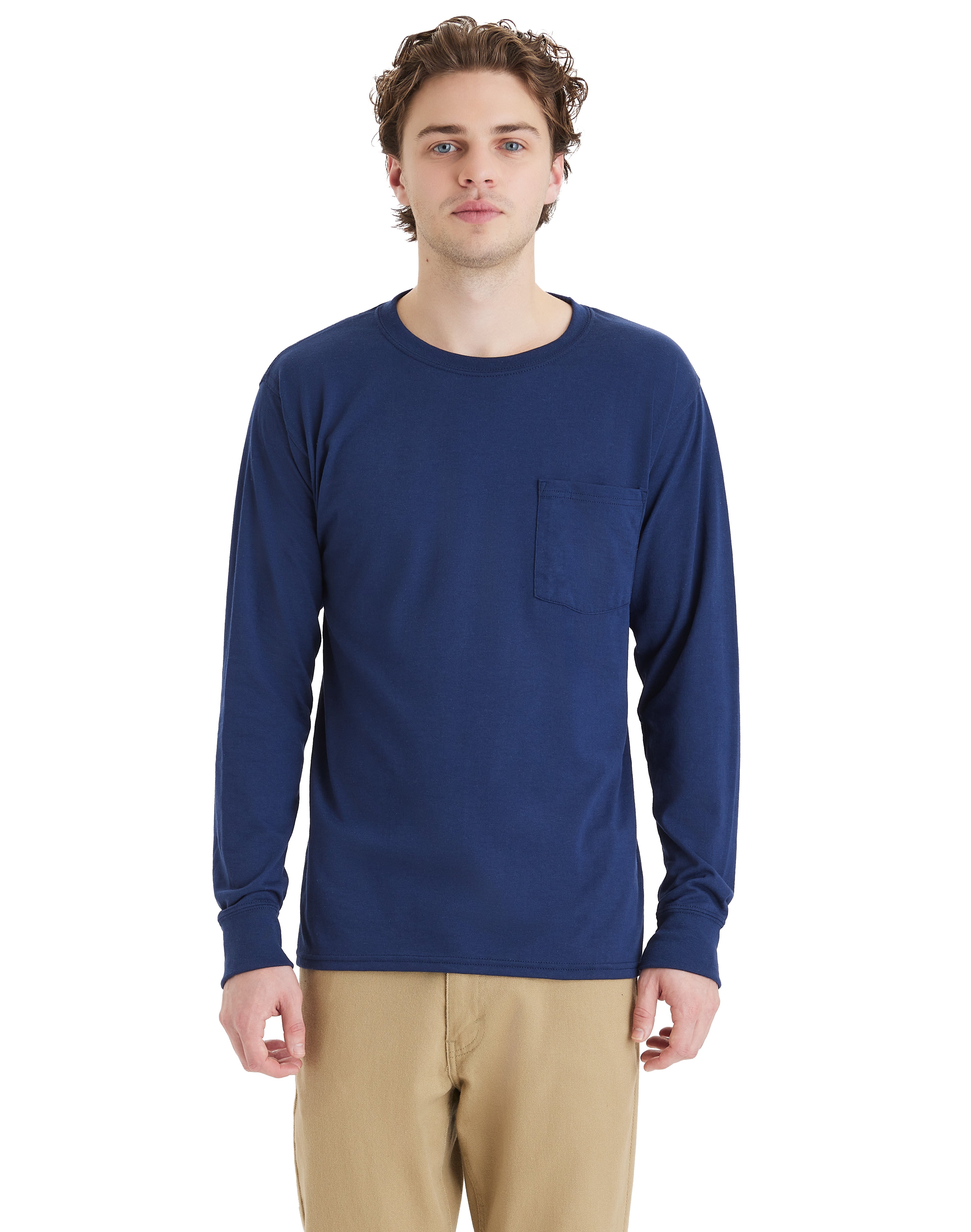Hanes Workwear Long-Sleeve Pocket T-Shirt 5