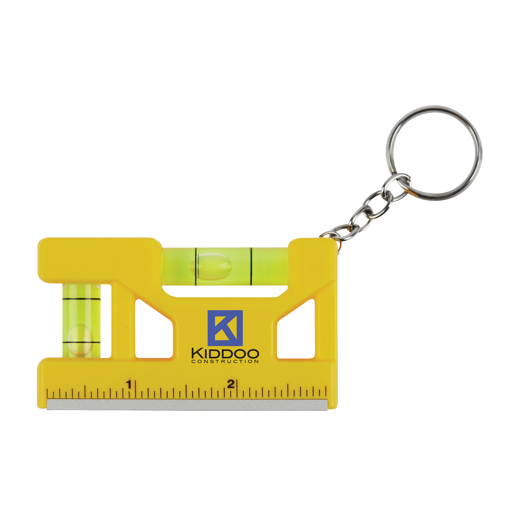 Hank 3" Level / Ruler Keyring 27