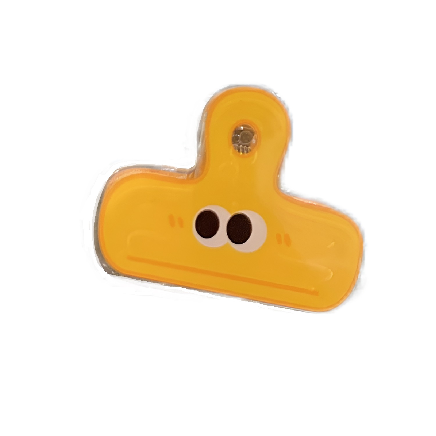 Cartoon Face Acrylic Paper Clip, promotional clip with logo imprint 2