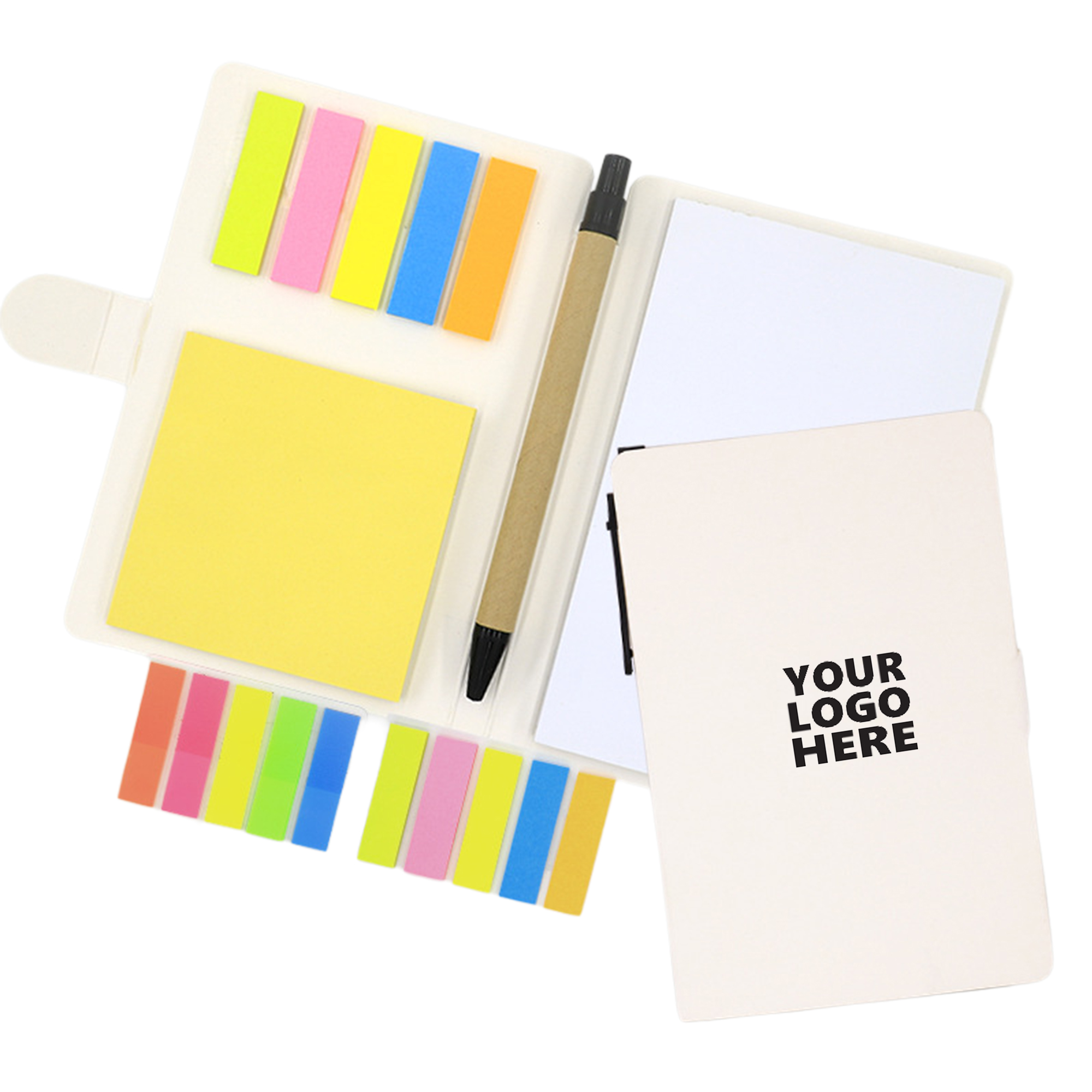 Sticky Notebook With Ballpoint Pen MOQ100 7