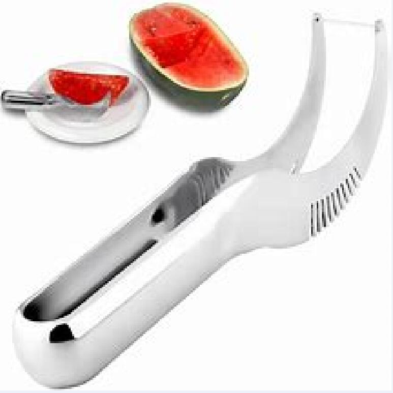 Watermelon slicer is a simple to use, solid utensilPerfect Watermelon Cutting 1