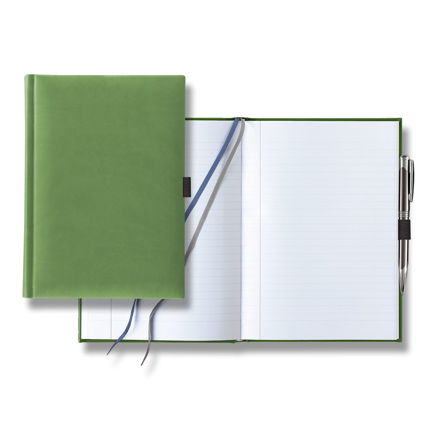 Castelli Tucson  Grande Lined White Page Journal with Pen & Loop 89