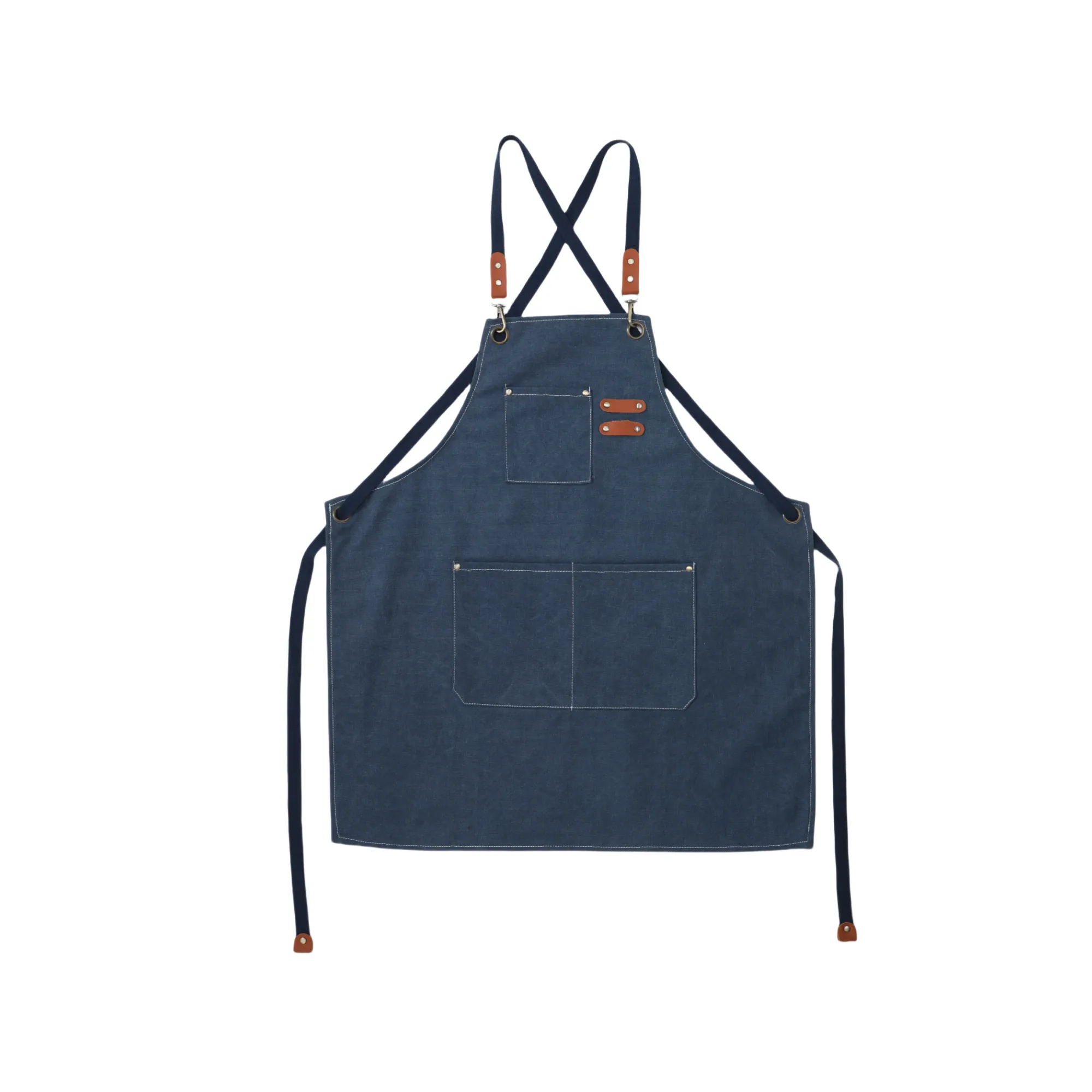 Adjustable Denim Bib Work Apron 10