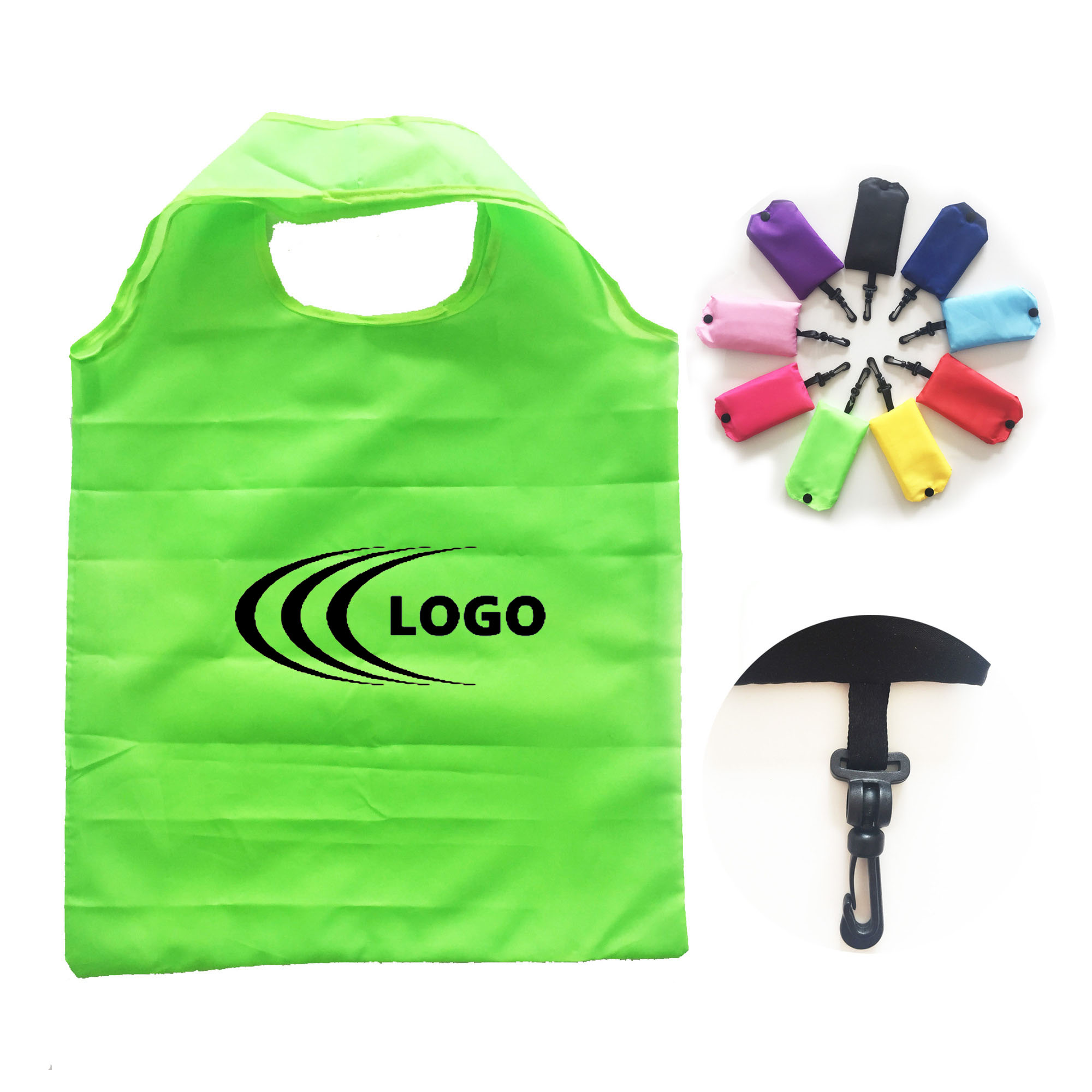 Foldable Reusable Polyester Shopping Bags Tote Bag 4