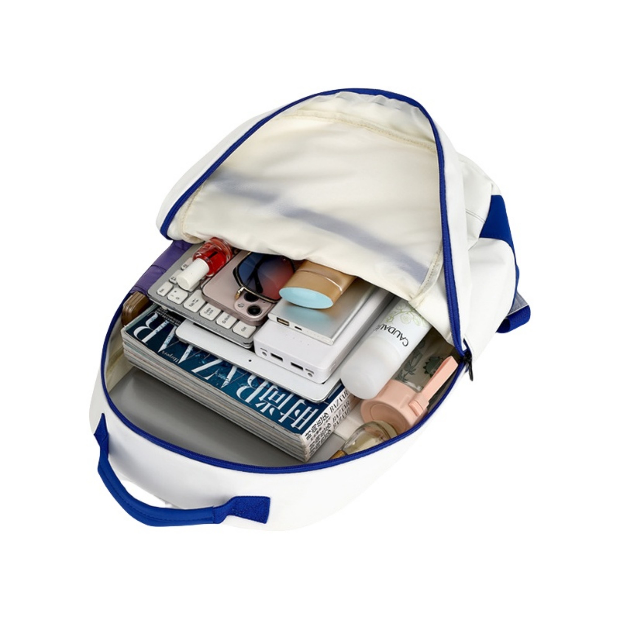 Large Capacity Color-Block Casual Backpack 4