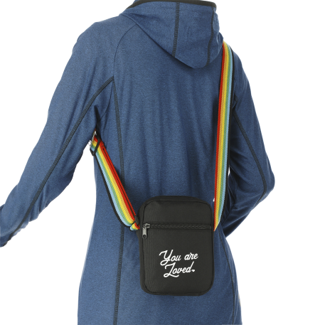 Rainbow RPET Crossbody Tote 4