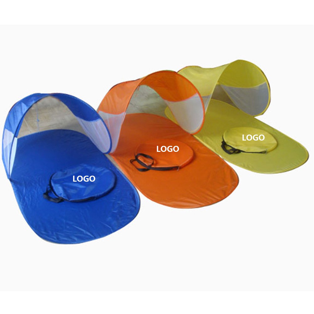 Beach Mat With Sun Shade 2