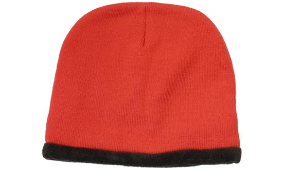 Roll Down Acrylic & Polar Fleece Beanie - Toque 9
