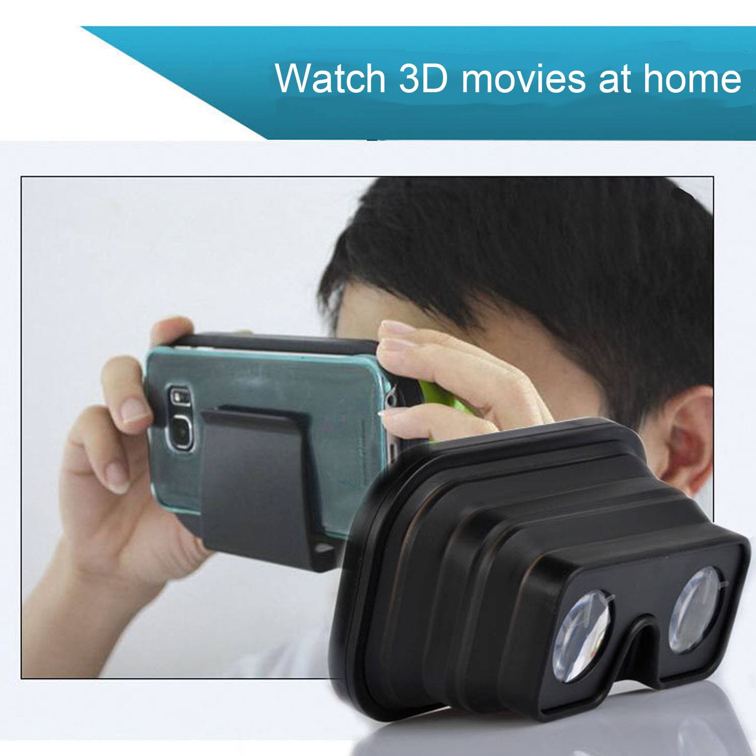 Foldable Silicone 3D VR Glasses 5