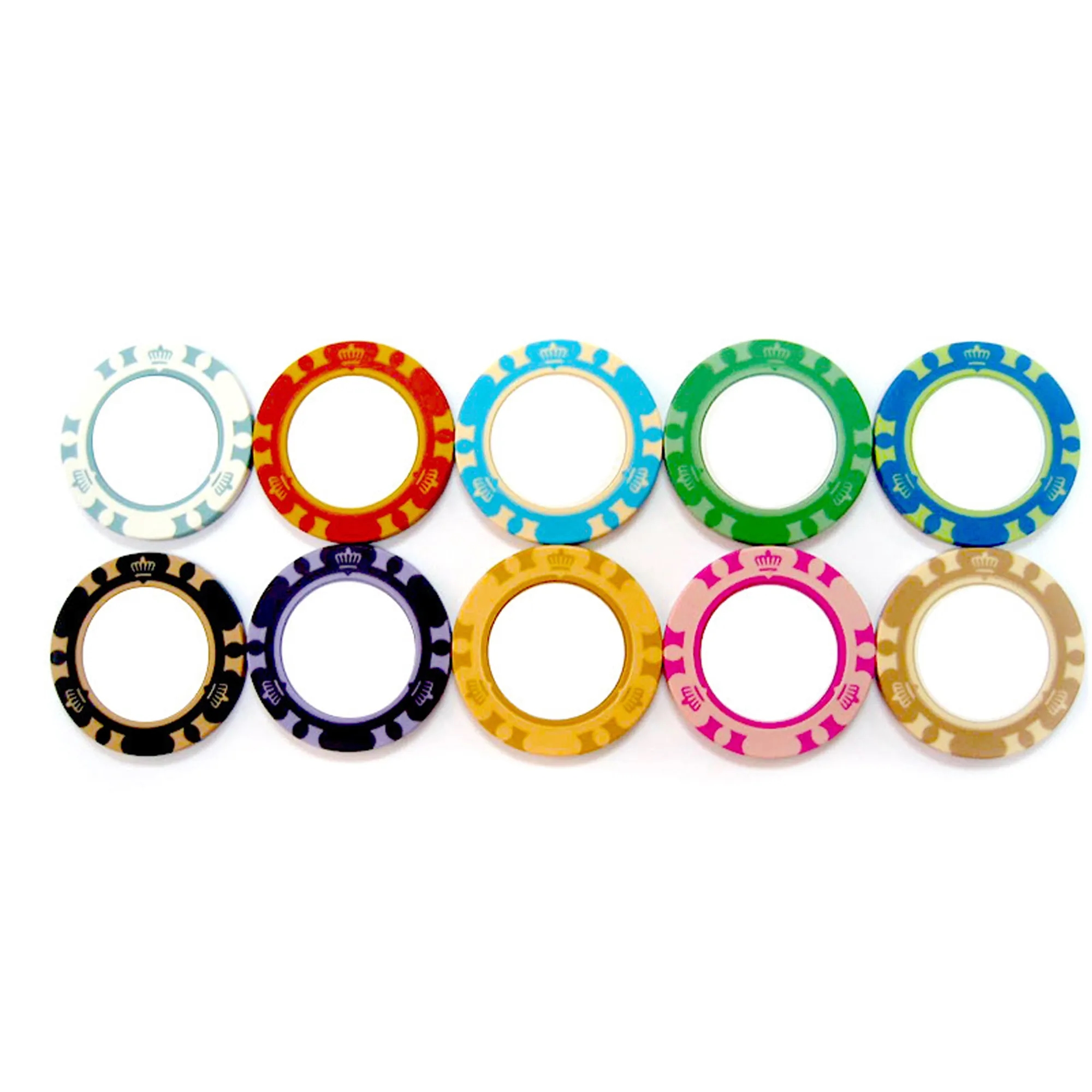 1.6" Portrait Premium Direct Print Poker Chips 2