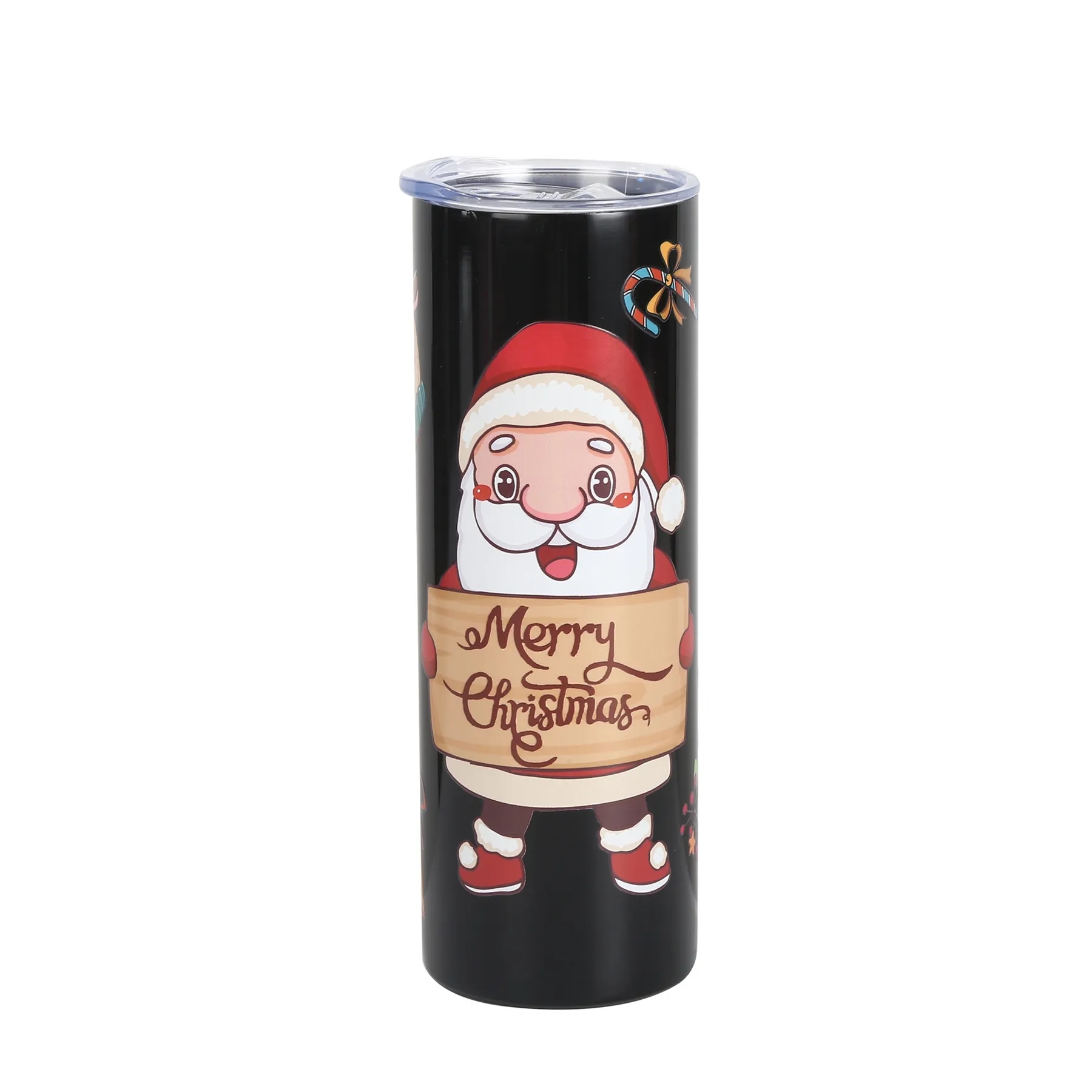 20 Oz. Custom Christmas Pattern Stainless Steel Vacuum Cup 9
