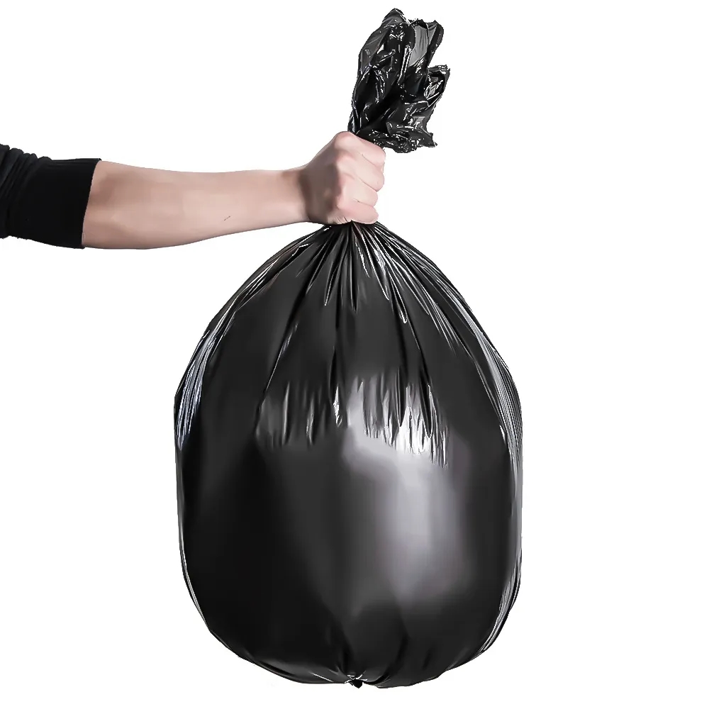 Black Flat Mouth Garbage Bag 4