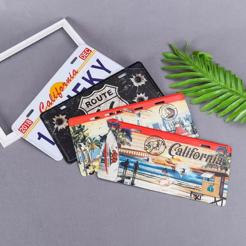 Embossed Custome License Plate 1