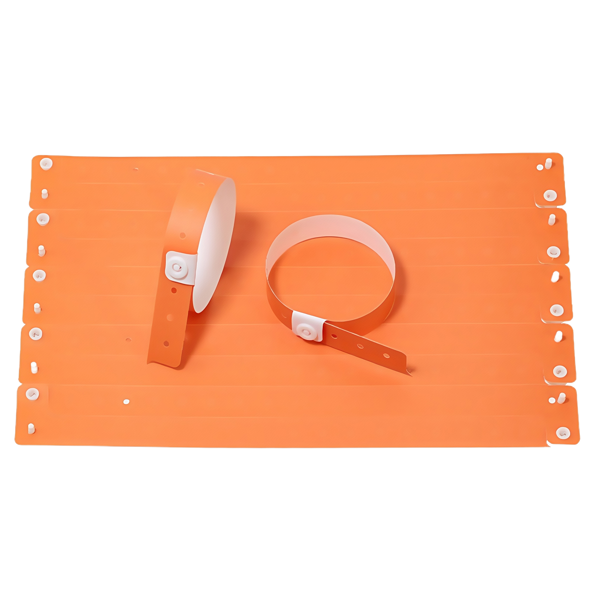 Disposable PVC Wristbands with Plastic Buckle for Kids Playground Waterproof Party Events ID 10