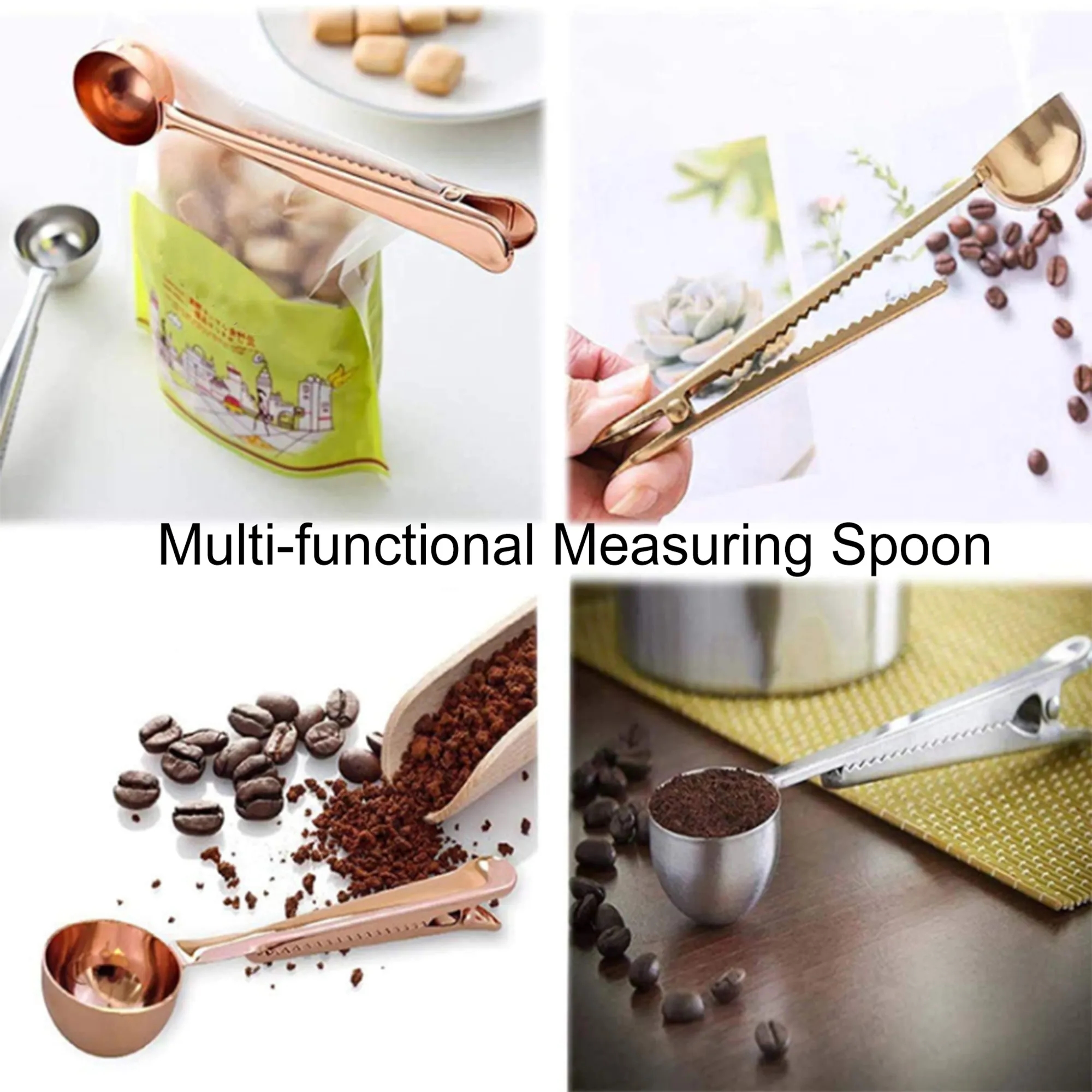 Multifunction Coffee Scoop and Food Bag Clip 5
