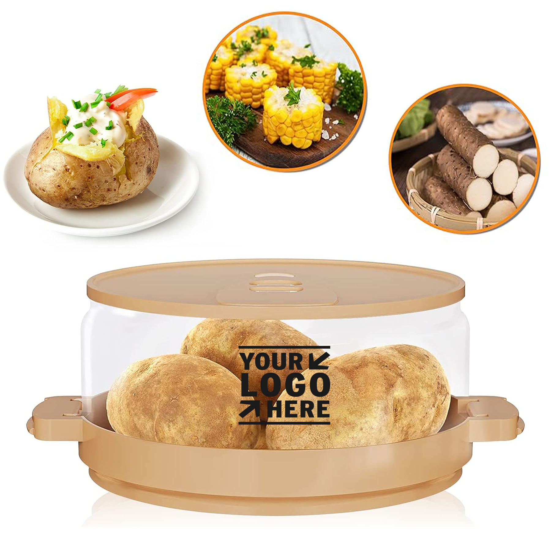 Possibilities Easy To Clean Dishwasher-Safe Microwave Potato Kitchen Cooking Must Haves Gadget
2