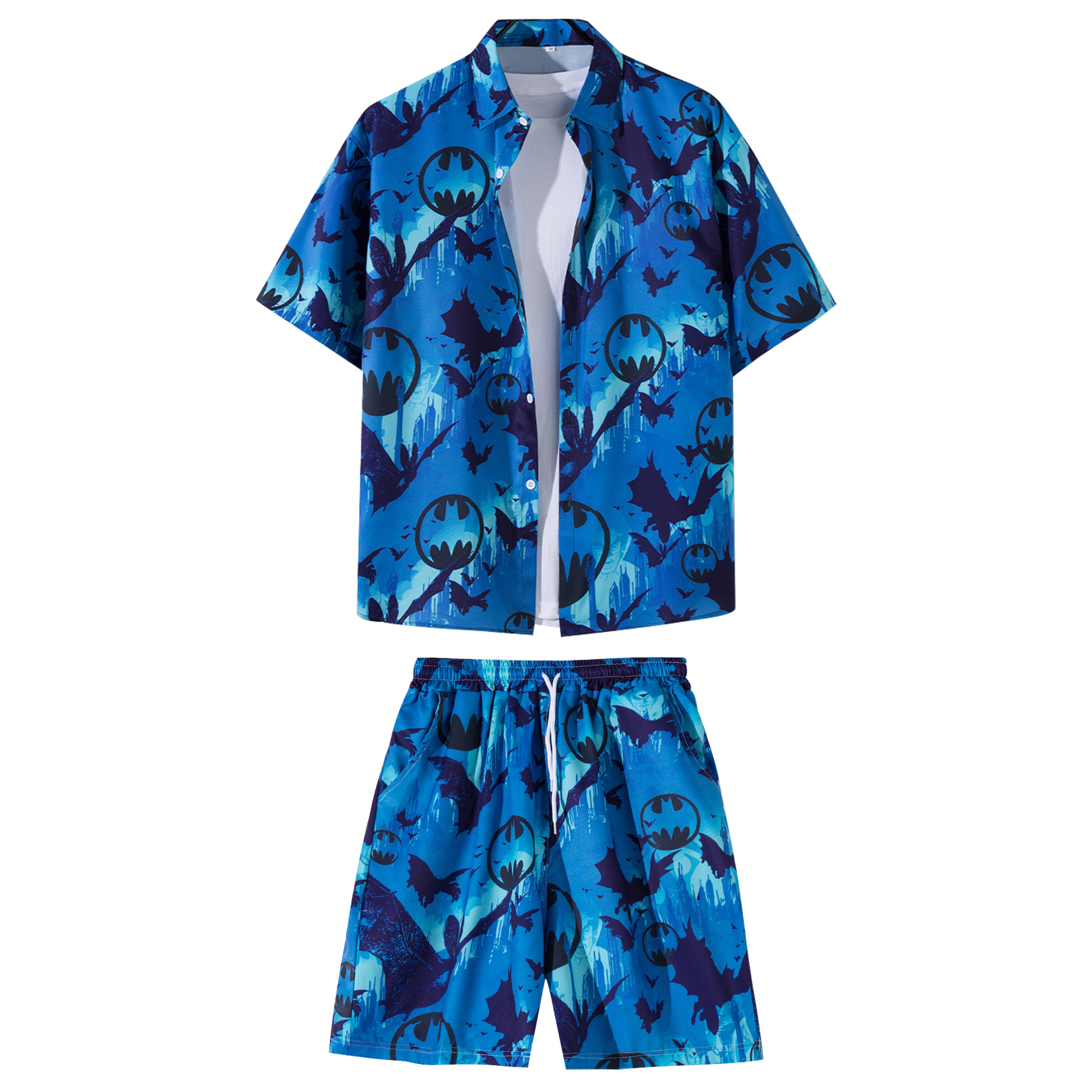 2 Pieces Hawaiian Shirts And Shorts Sets 3