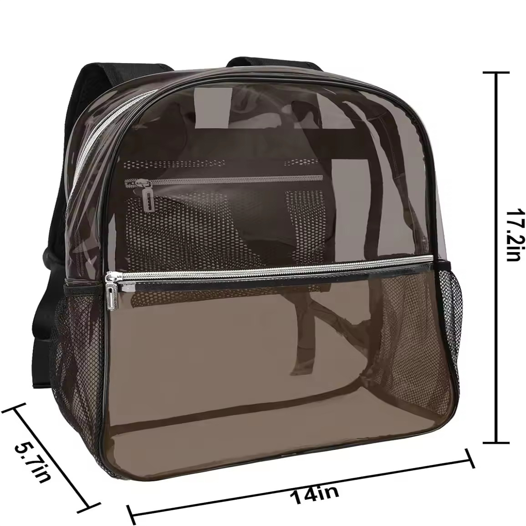 Clear Backpack Heavy Duty Transparent Backpack 3