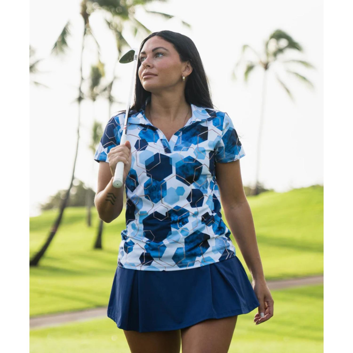 YATTA Golf® - Freedom women's Wrinkle Resistant Golf Polo Shirts 3