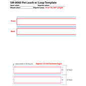 Full Color 1" Wide Premium Pet Leash 30