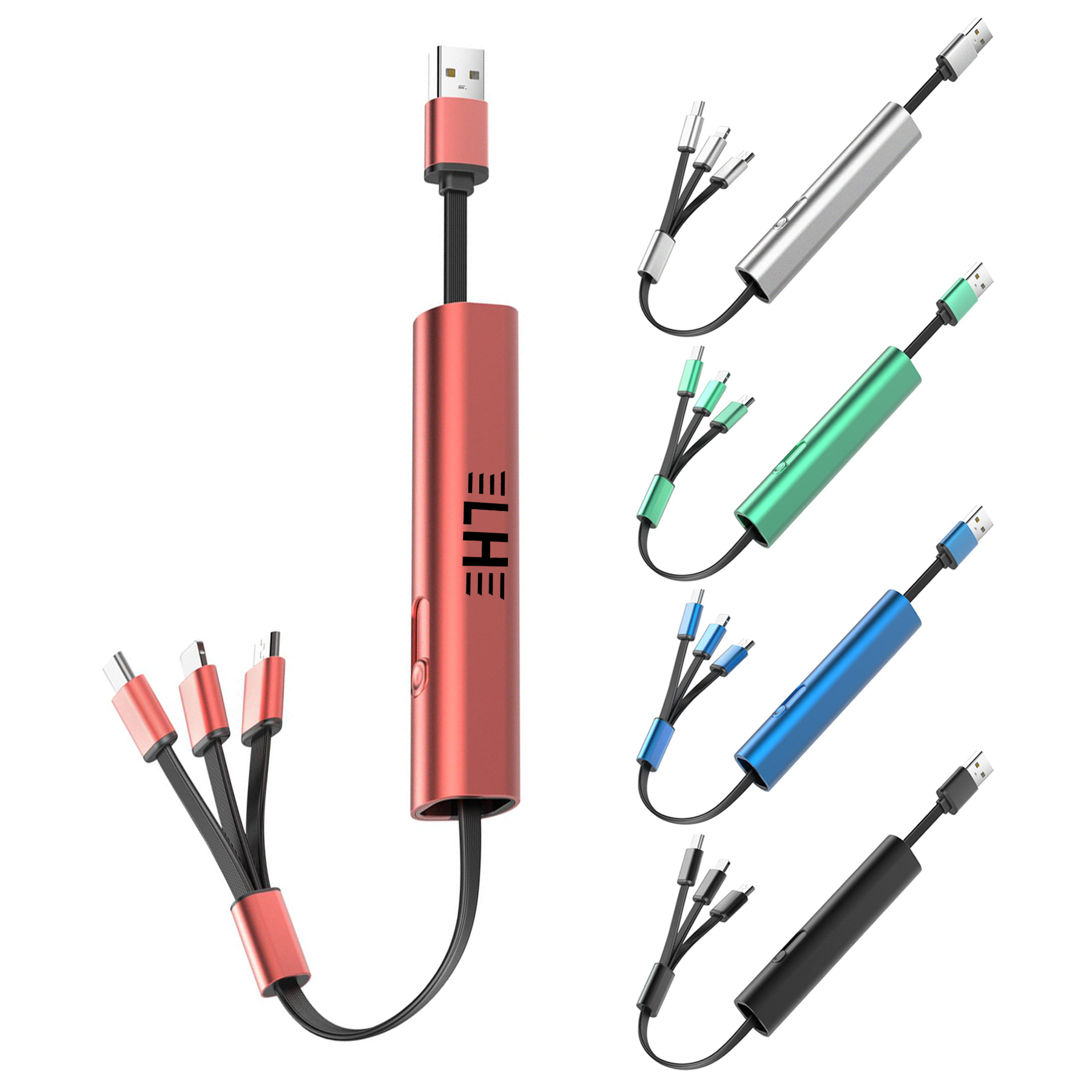Portable 3-In-1 Storage USB Charger 2