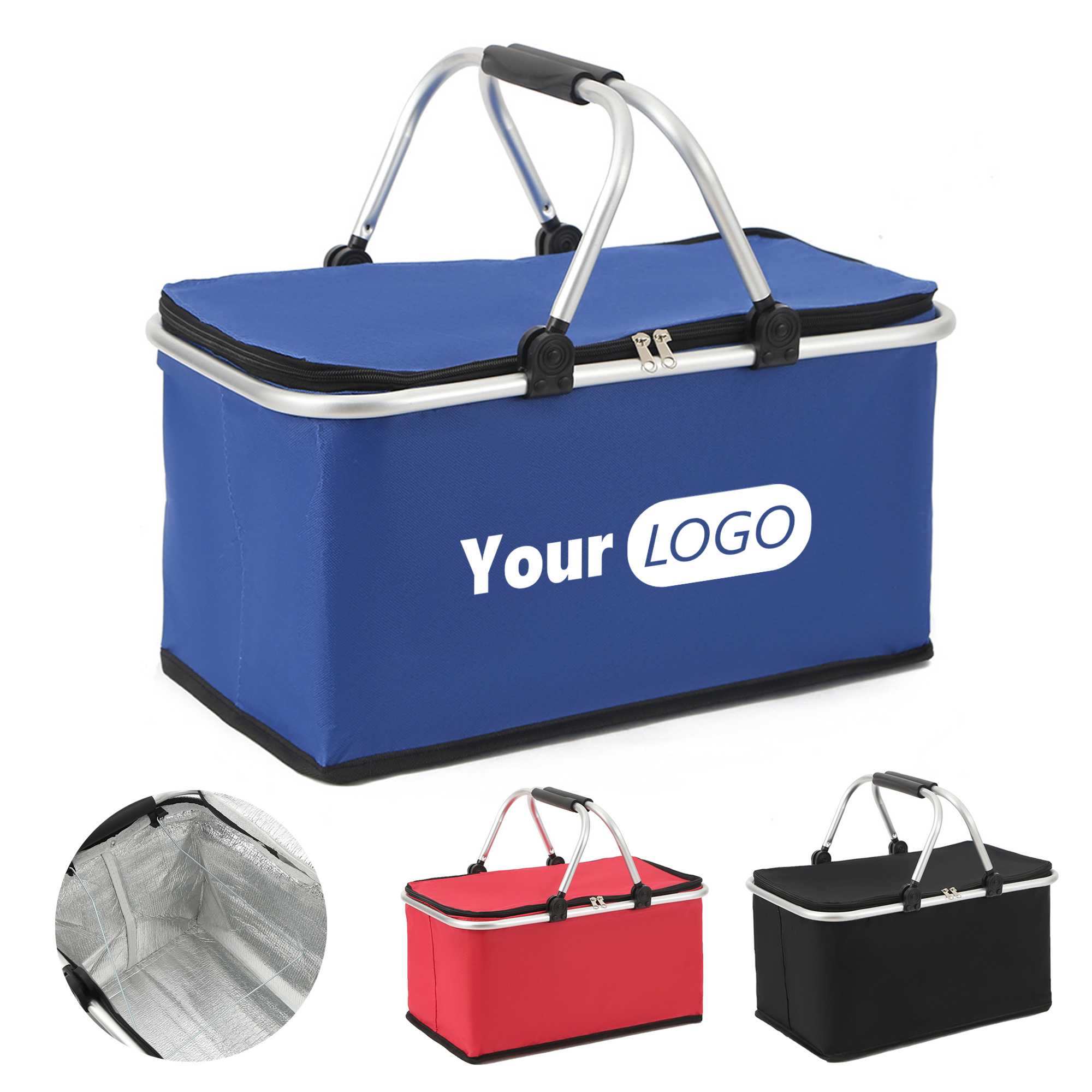 Foldable Insulated Picnic Basket 1