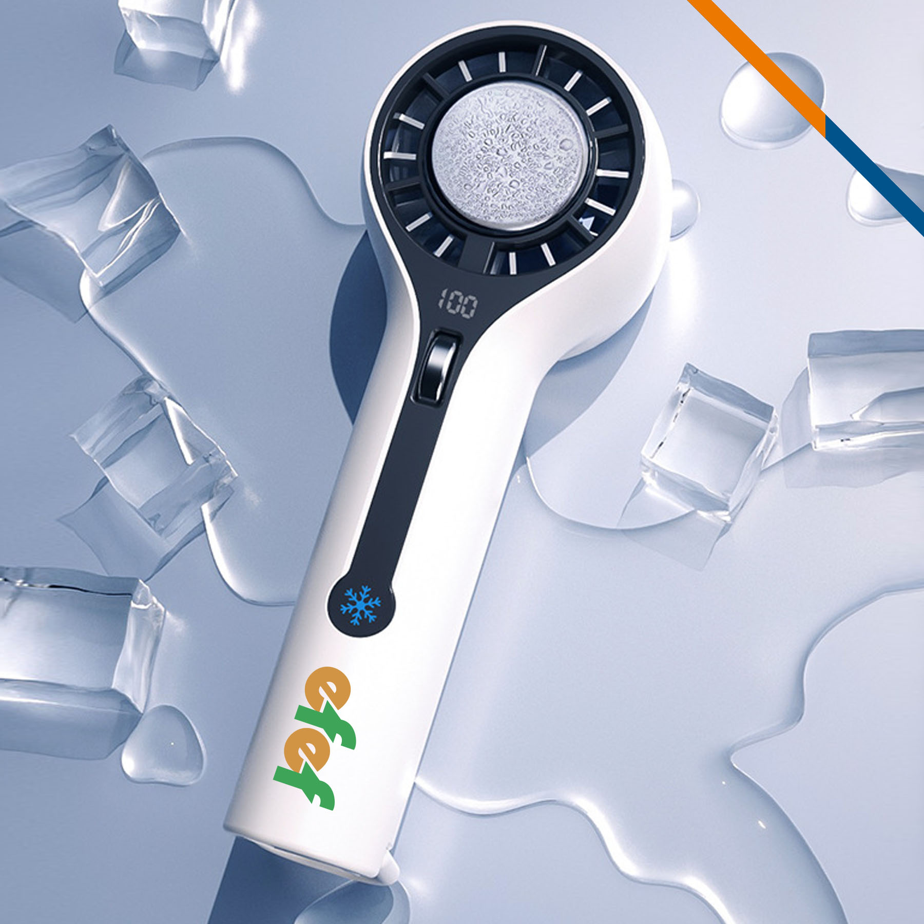 IceGust Portable 100 Speeds Ice Cooling Fan 5