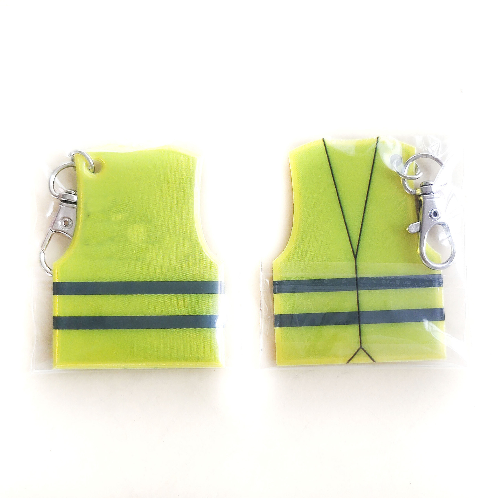 Reflective Safety Vest Keychain 3