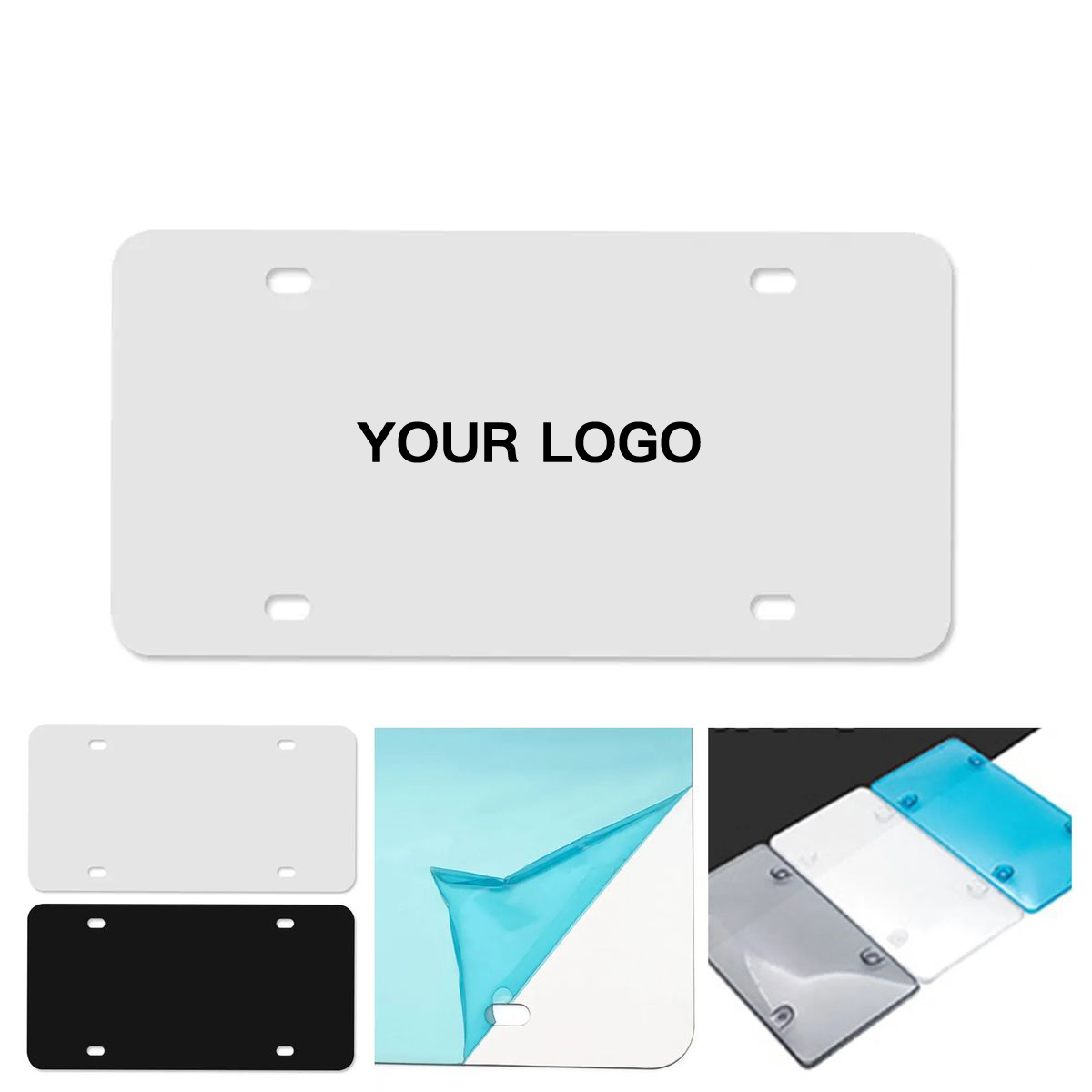 Weatherproof Metal License Plate For Outdoor Use 1