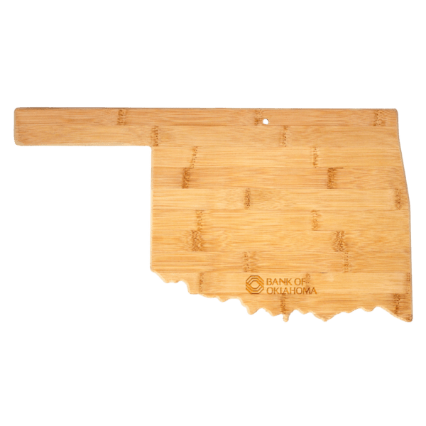 U.S. State Shaped Bamboo Cutting and Serving Boards 17