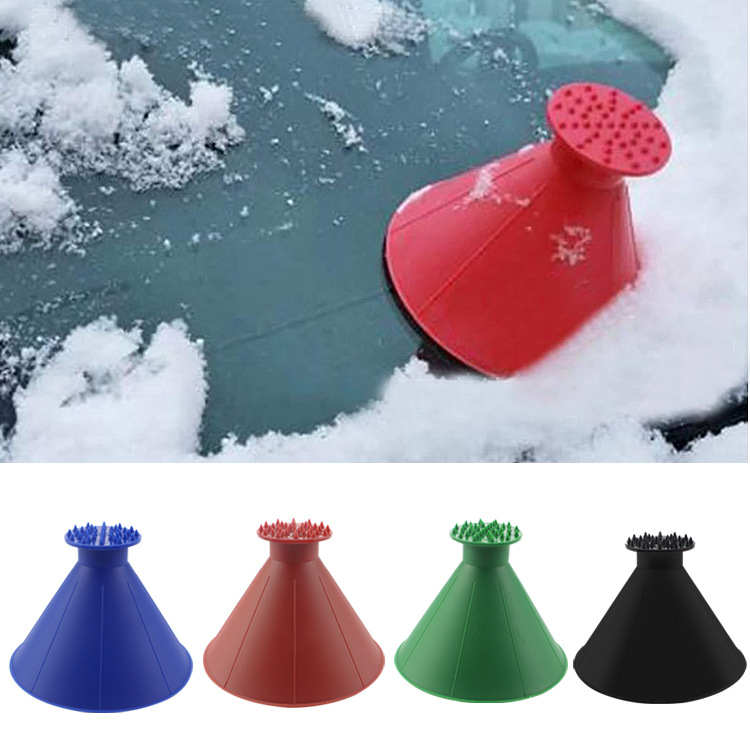 Cone-Shaped Windshield Ice Shovel 5