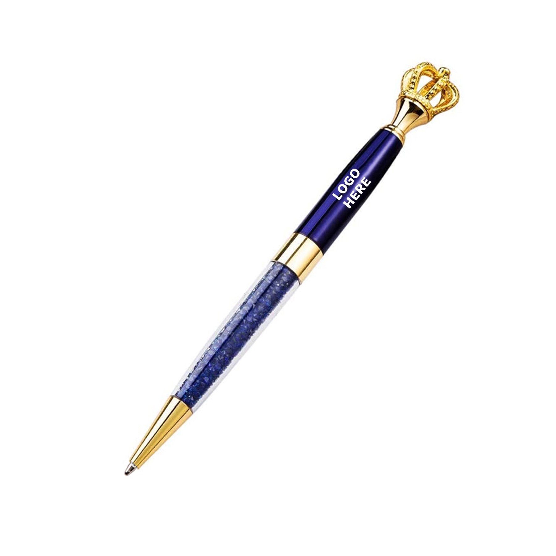 Fancy Crystal Crown Ballpoint Pens