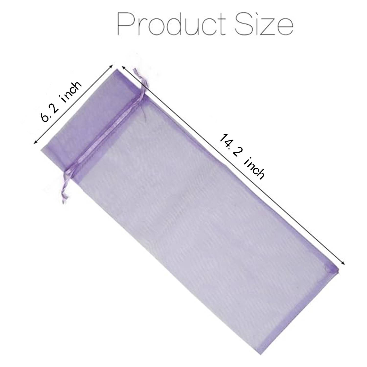 1-Bottle Organza Drawstring Wine Bag 3