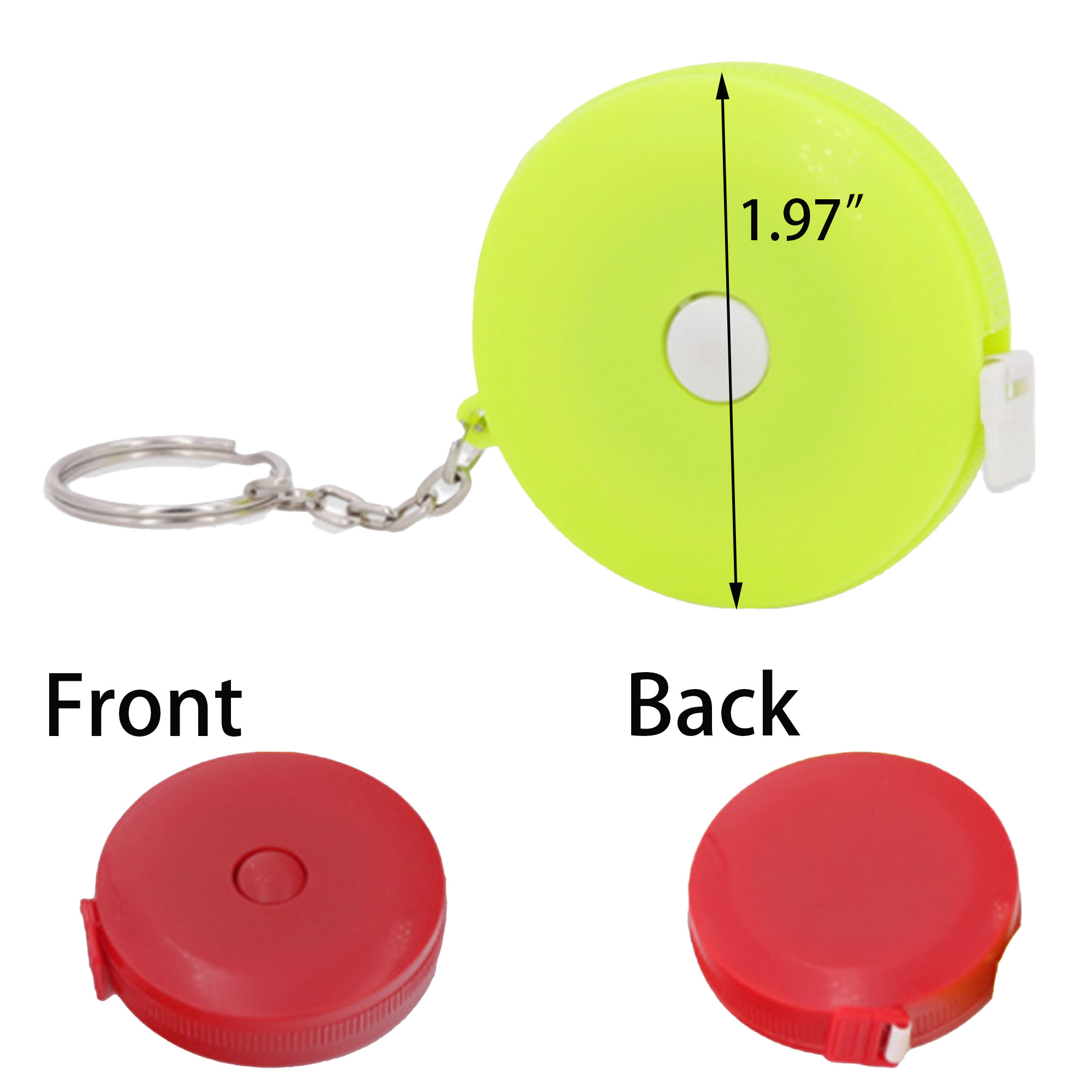 Easy to Read Quick Lock Measurement Tape with Ruler 3