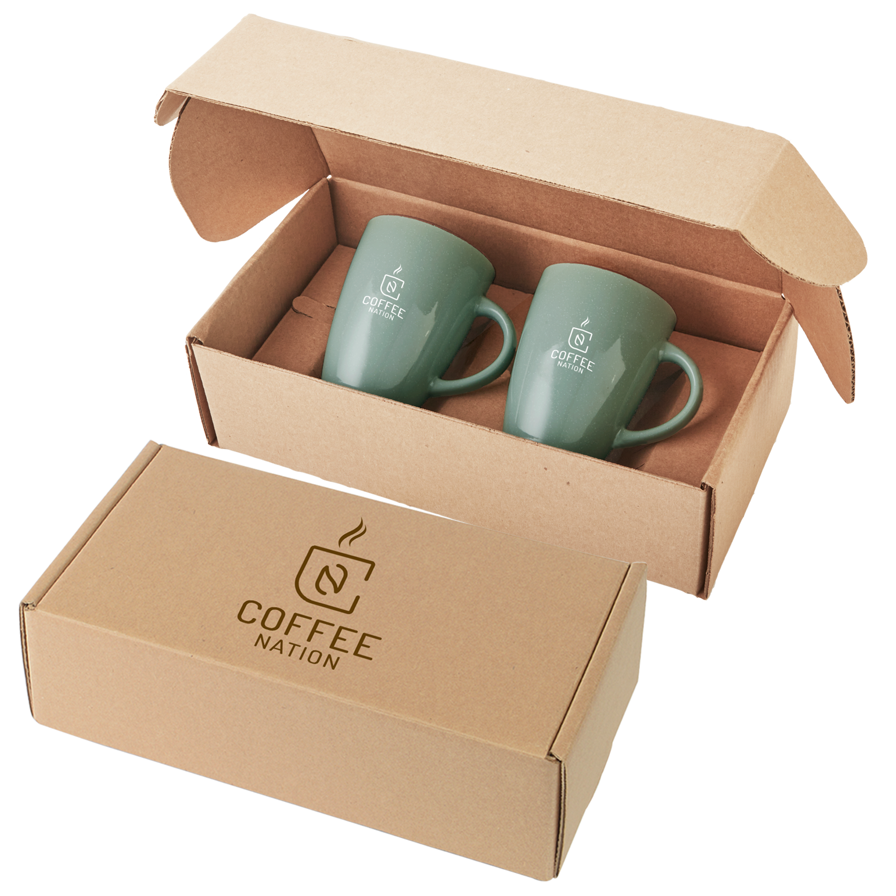 12 Oz. Pacific Ceramic Mugs Gift Set
