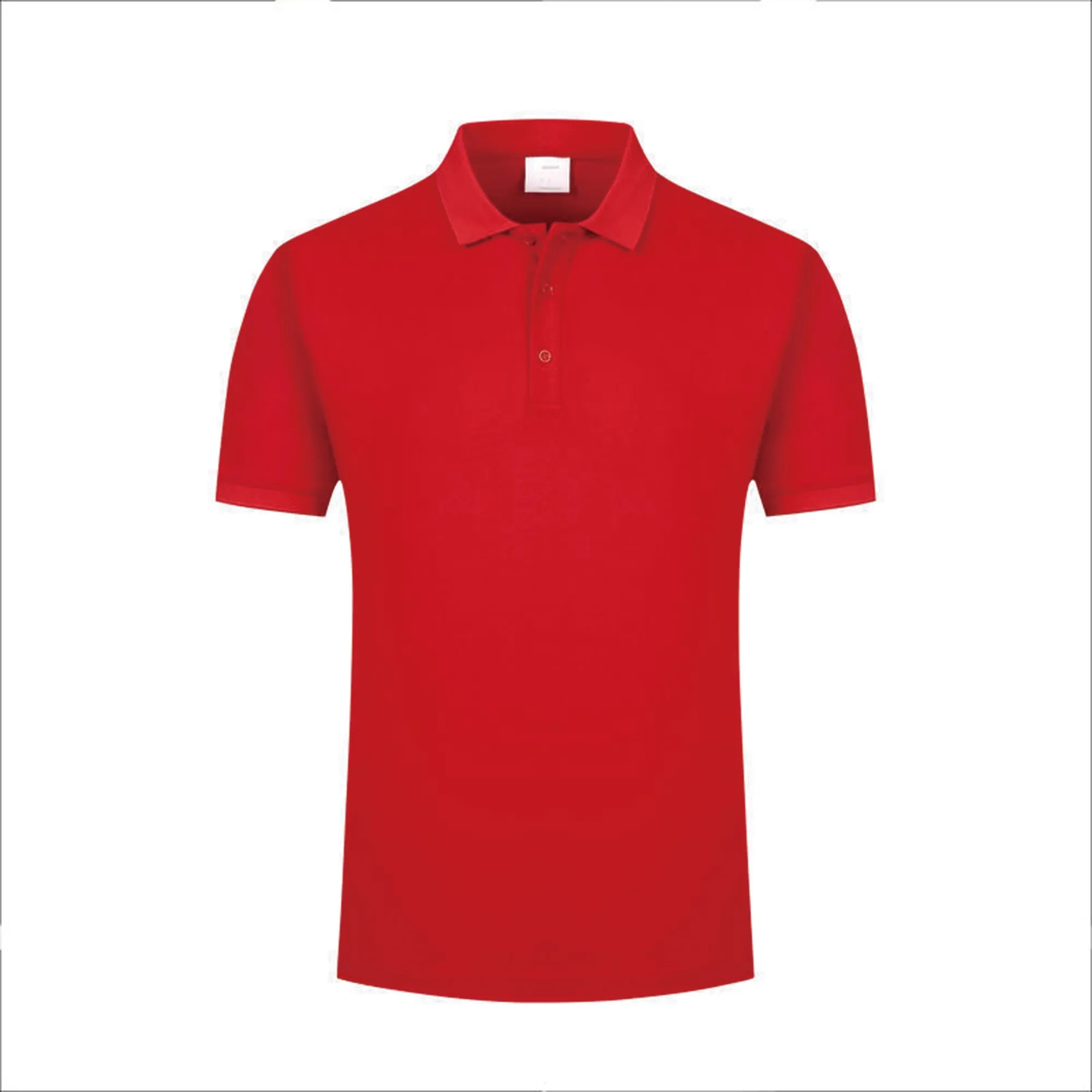 Mercerized Cotton Polo Lapel Short Sleeve Shirt 11