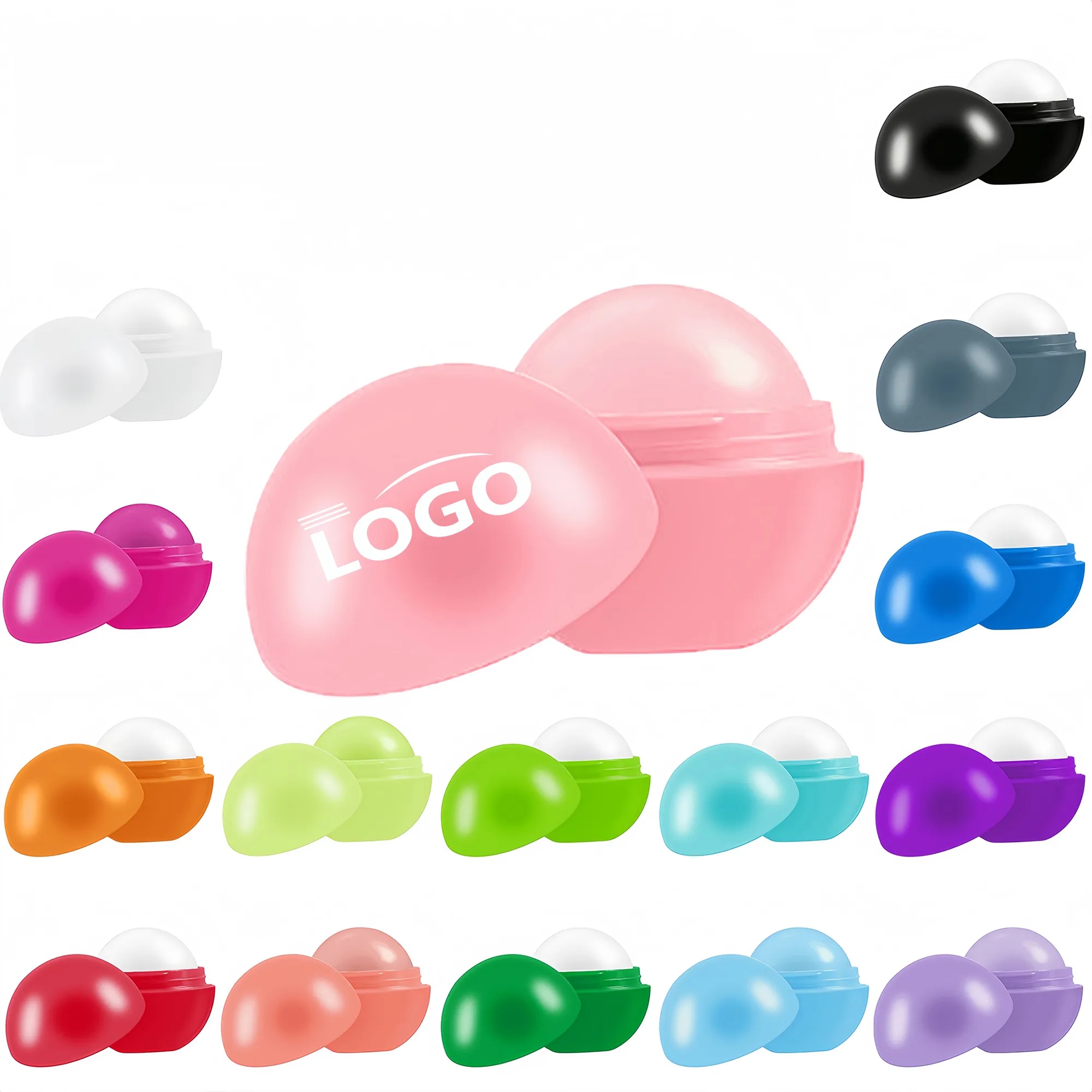 Spherical Fruit Lip Balm For Hydration Protection