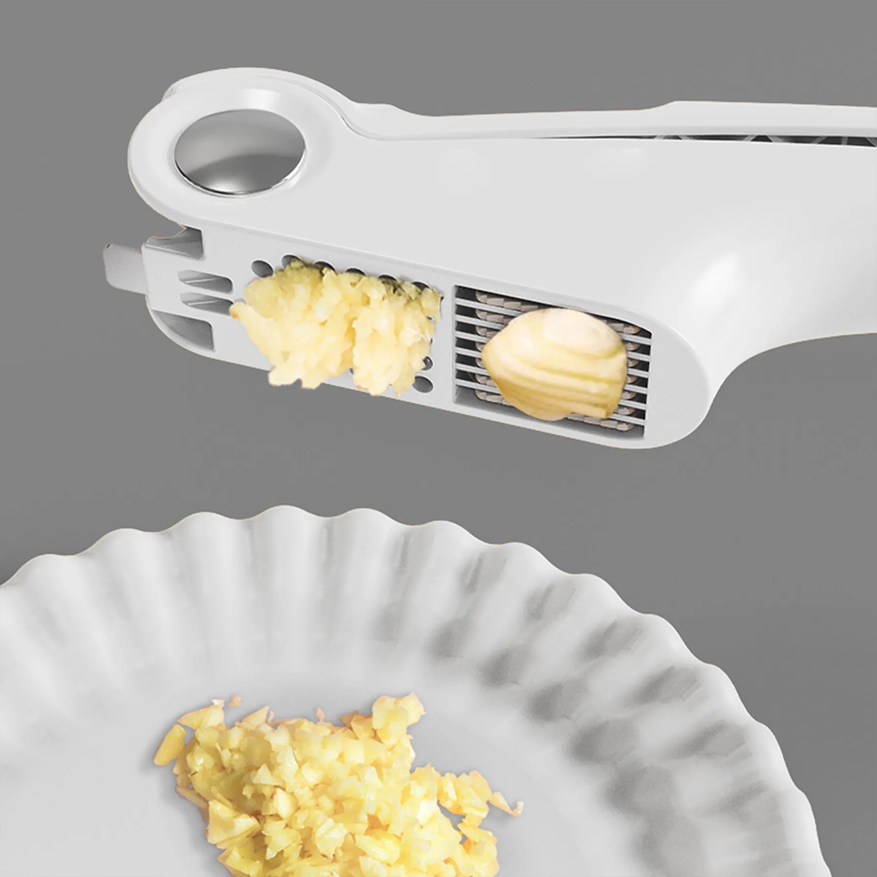 Abs Multi Functional Manual Garlic Masher 7