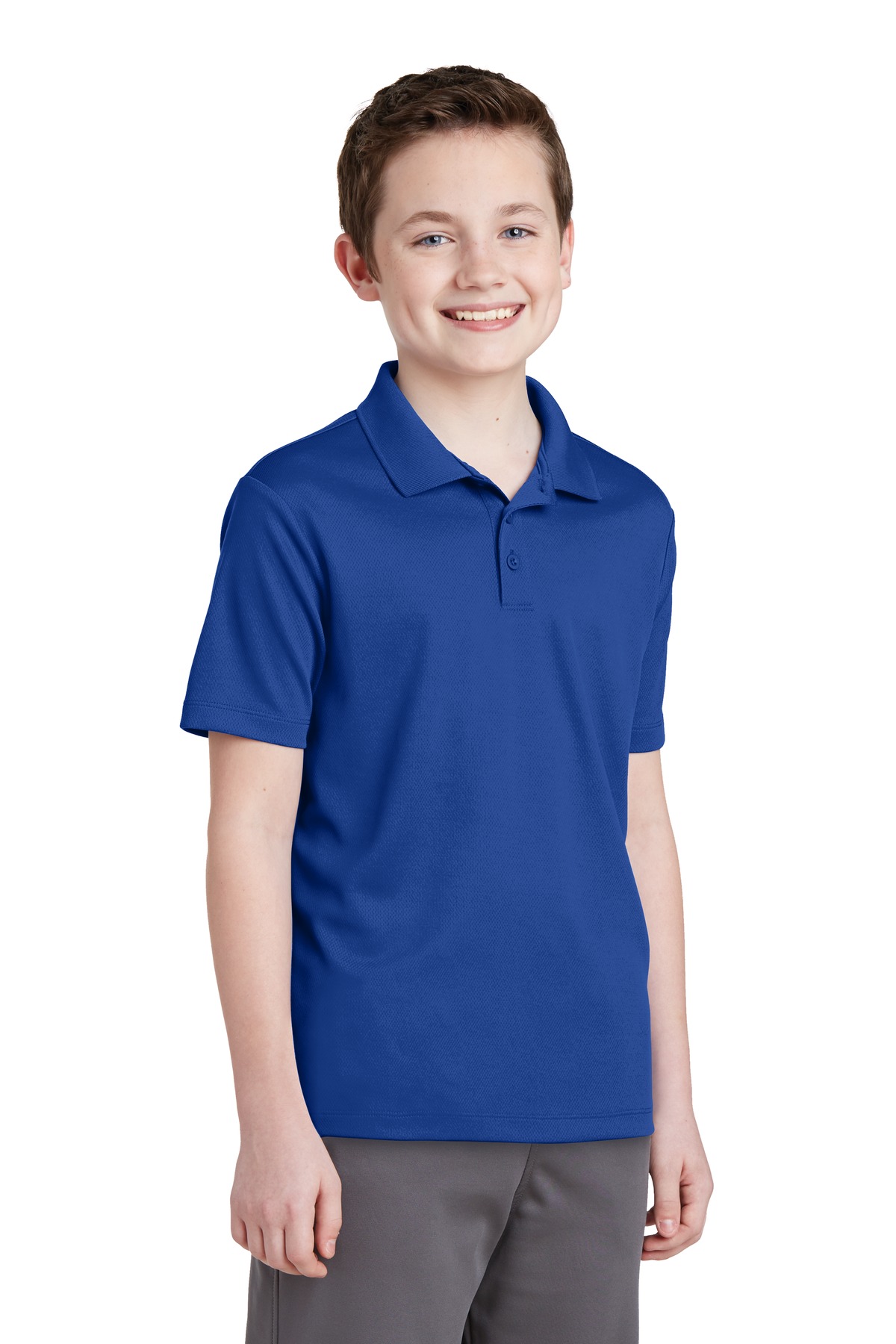 Sport-Tek® Youth PosiCharge RacerMesh Polo 47